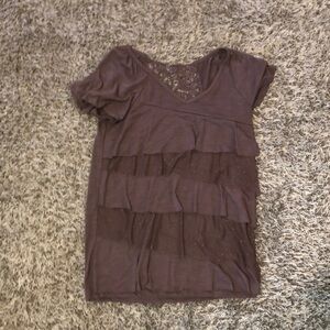 Maurice’s lace purple top size medium
